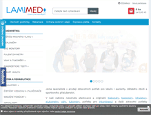 Tablet Screenshot of lamimed.cz